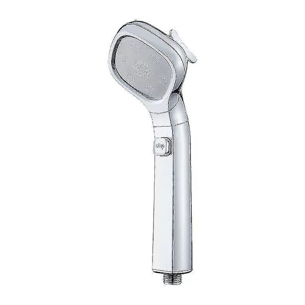 Duschhuvud Högtryck Duschmunstycken Spray För Badrum Duschtillbehör Silver
