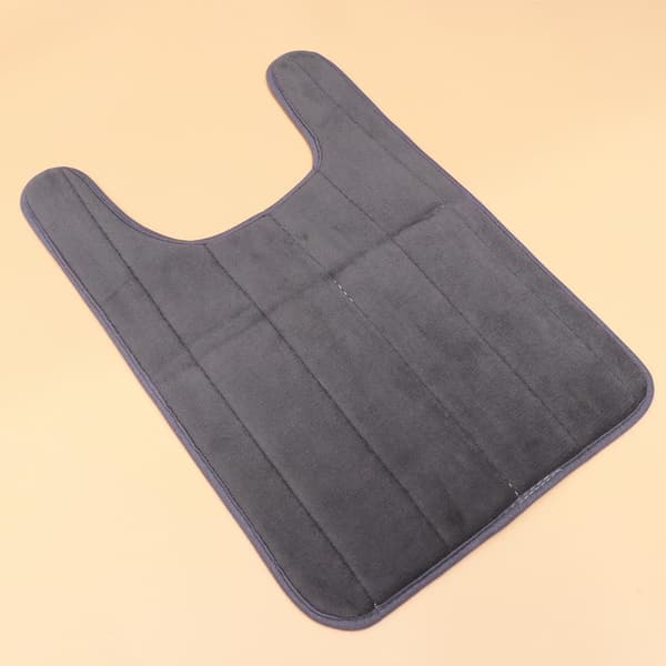 Minne Closestool Gulvmatte Toalettteppe 40x60cm Bomull U-form Anti-skli
