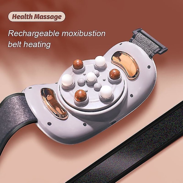 Automatisk Bian Shi gni mageinstrument Abdominal massager gni mage Moxibustion Varme midje massasjebelte Plug in payment