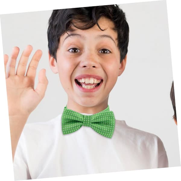 Patrick's Day Justerbar Butterfly til Bløde Forbundne Hals-Butterfly til Drenge og Festtilbehør til Helligdagsfester