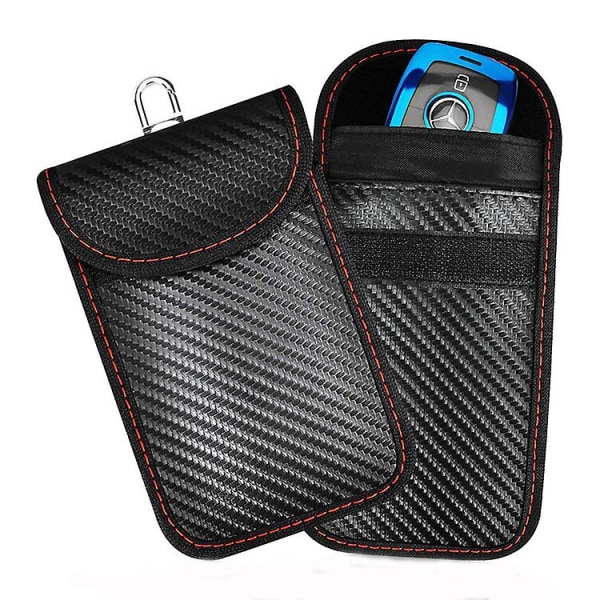 Etui Anti Rfid Cl Voiture Signal Blocage Faraday Pochette Sac