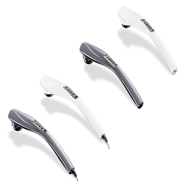 Handhållen Helkropps Elektrisk Massager Djupvävnads Percussionstav Rygg Nacke Avkoppling grey rechargeable
