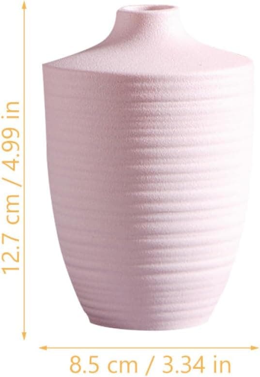 Keramikkblomstervase for kunstige blomster og hydroponikk Stabil og lett å bære Flat bunn design