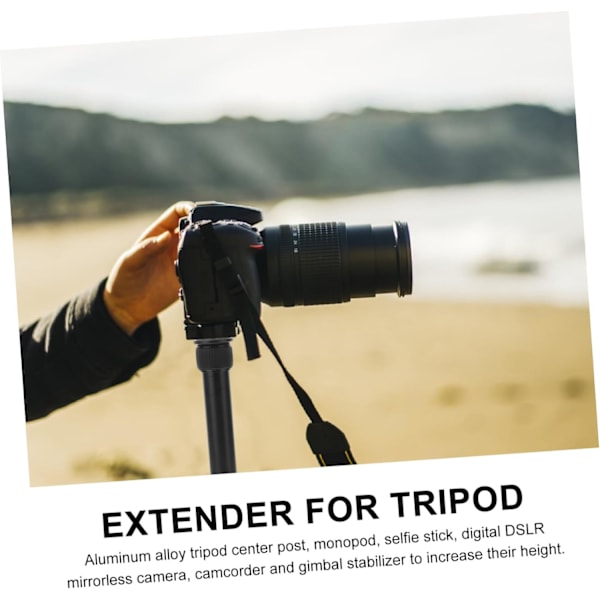 Tripod Forlænger Aluminium Legering Forlængerrør til Stabilisator Bred Anvendelse