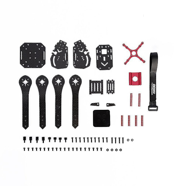 Ocday Dx220 220mm 4-aksel 3K karbonfiber quadcopter ramme