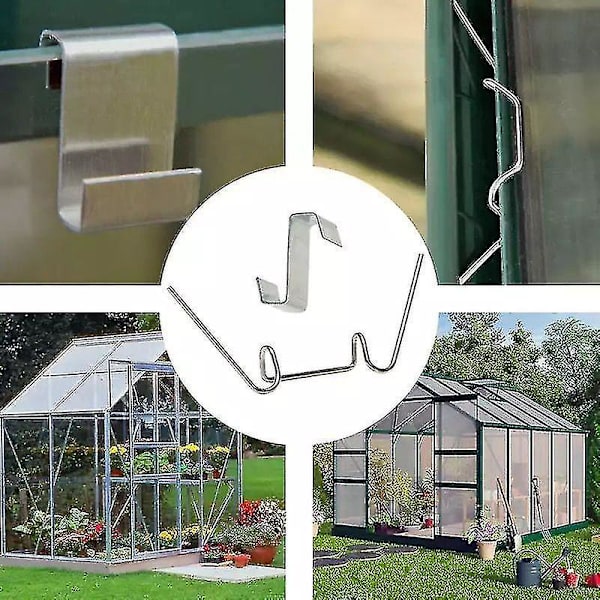 Drivhus Glasclips Rustfrit Stål 50 stk W+z Clips