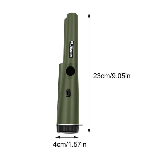 4-pack Metallisk Handhållen Detektor Gulddetektor Pinpointer