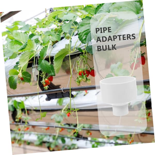 Vattenrörskarvkopplingar PVC-adaptrar för hydroponiska system, robusta och stilrena