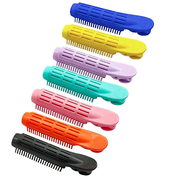 2 stk/sett Hårrot Fluffy Clip Luftlugg Hårkrøller Klips Naturlig Bølge Klips Kvinner DIY Hårstyling Verktøy