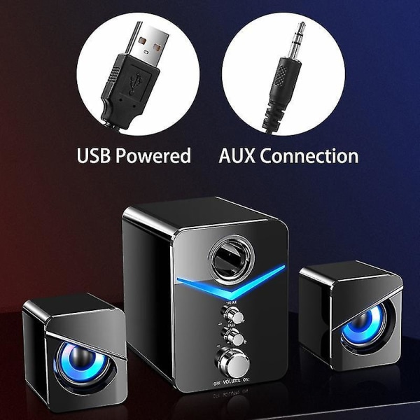2023 USB Wired Fashion Combo-høyttaler Databass