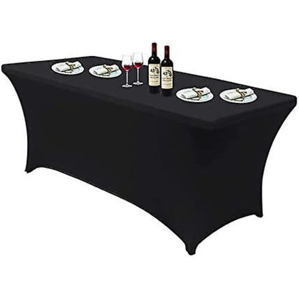 Elastisk Rektangulær Elastan Cocktailbord Dug Til Bryllup, Bar, Banket, Fest
