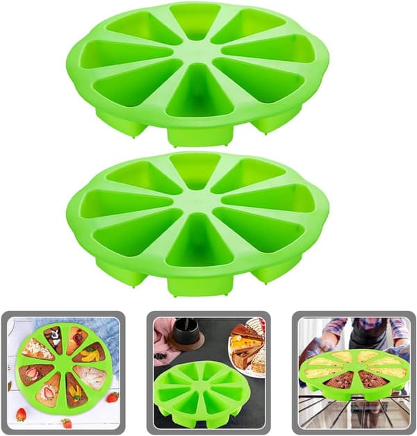 2 stk. silikonekageform sæt appelsinform non-stick multifunktionel bageform