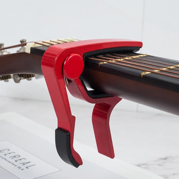 Gitarr Capo 5 st aluminiumlegering med snabbklämspänning för akustisk elgitarr ukulele bas