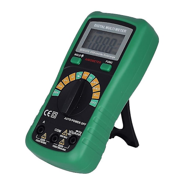 MS8233D Pro Multimeter 2000uF Kapacitans Automatisk Rækkevidde