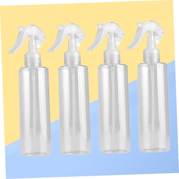 4 st 200 ml vattensprayflaskor, påfyllningsbara plastsprayflaskor