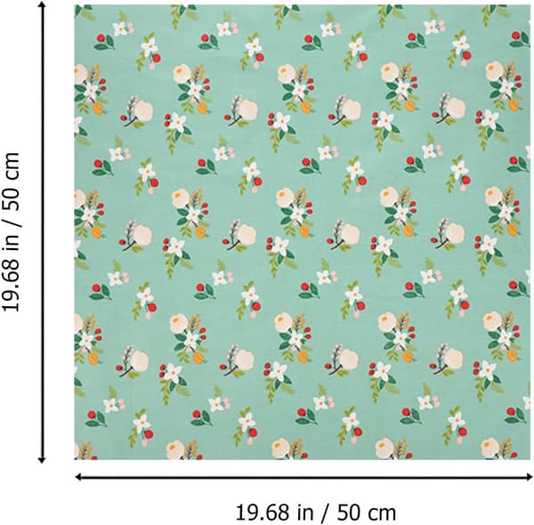 8 ark quiltstof bomuld patchworkmateriale mild bomuld, blomsterprint, let at klippe