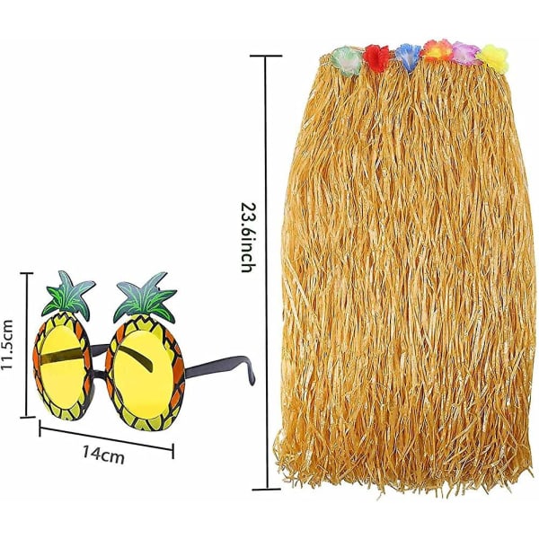 Havaijilainen Garland Hula-hameen asustepaketti Hula-ruohon lei-kukka