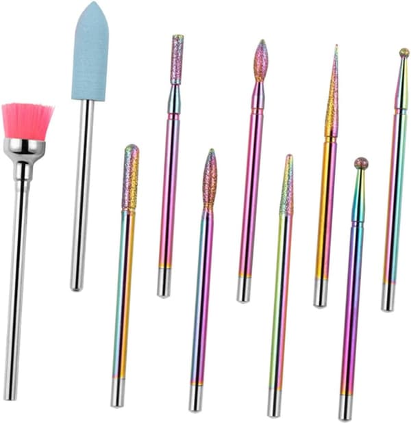 Manicure Kit Neglebor Hoveder til Negleslibemaskine