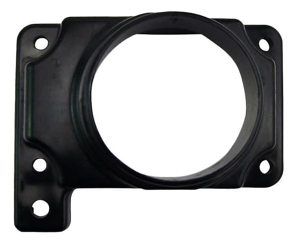 Insugningsfilteradapter, 76 mm luftfilterinsugningsfäste Insugningsfilterluftflödesadapter (svart) (1 st)