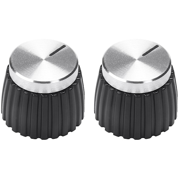 20 stk Gitarforsterker Amp On Fit Knobs Aluminiumhette Topp Passer 6mm Diameter Potter For Forsterkere