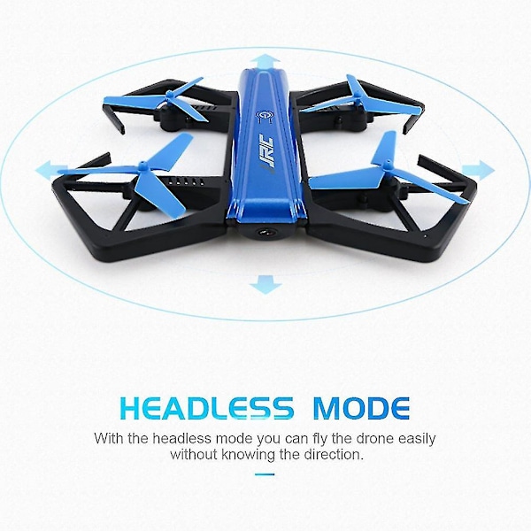 H43wh Selfie Drone med HD-kamera 720p, sammenleggbare droner, fjernkontroll, WiFi