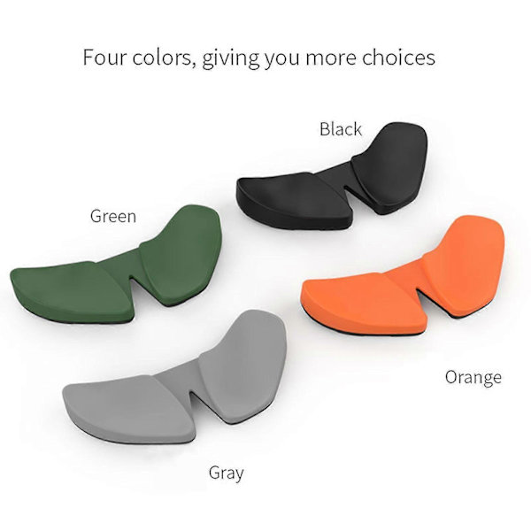 Ergonomiskt handledsstöd för mus, Karpaltunnelsyndrom-stöd, smärtlindring, anti-trötthet, lätt glid, elegant Grey