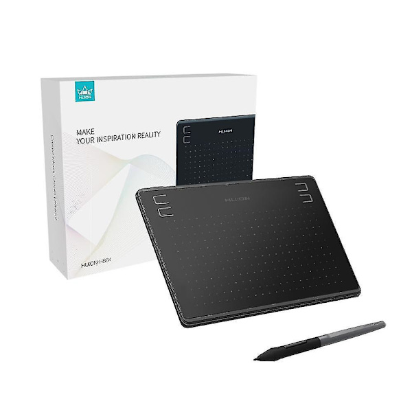 Huion HS64 6x4 tommers grafisk tegnebrett med batterifritt penn