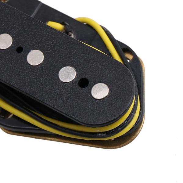 Elektrisk Gitarrsträngar Bro Sida Position Pickup Svart