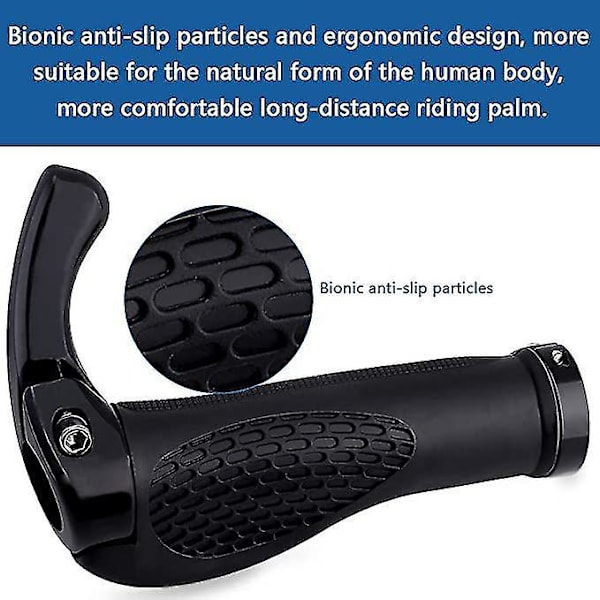 Sykkelstyregrep Ergonomiske Sklisikre Gummi MTB Landeveissykkel
