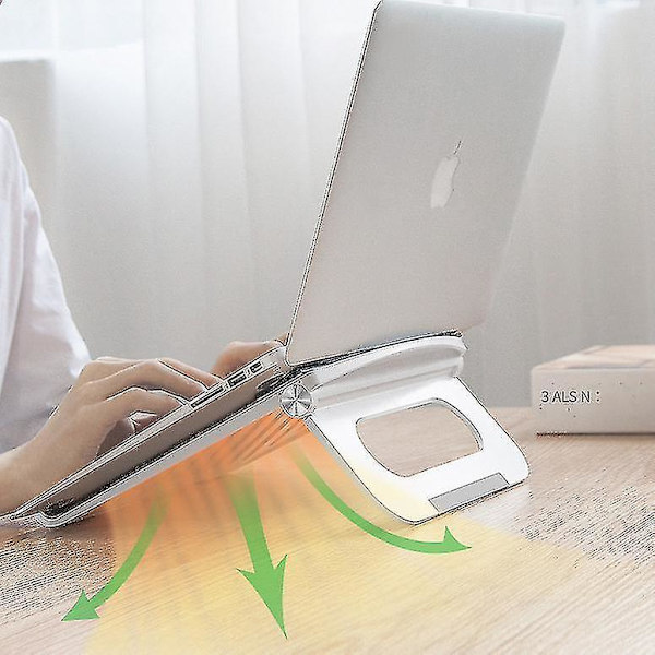Laptopställ, Tablet-skrivbord, Vikbart Värmeavledningsram