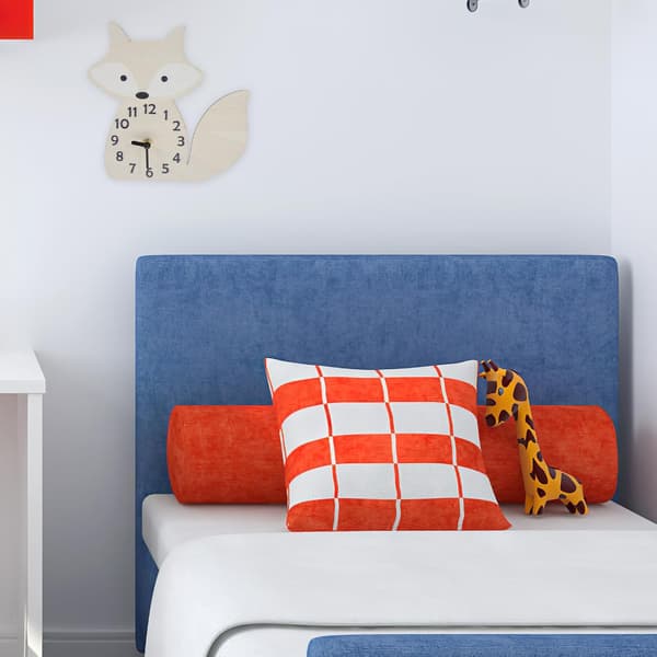 Väggklocka i trä Tyst väggklocka Rävformad Söt design Khakifärgad Trämaterial Lätt att installera