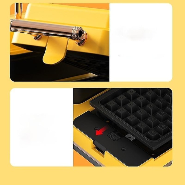 Elektrisk Morgenmadsmaskine Vaffel Donut Kage Sandwich Maker