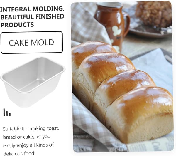 Brødformer Bakeformer Langpanne for Baking Rektangulær Burgerpanne Ovn Bakeformer Kake