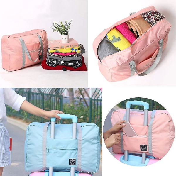 2-pak Foldbar Rejsetaske 25l Letvægts