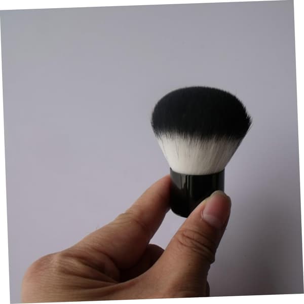 Mini Multifunktionel Makeupbørste Bærbar Foundationbørste Blød Tæt Syntetisk Fiber