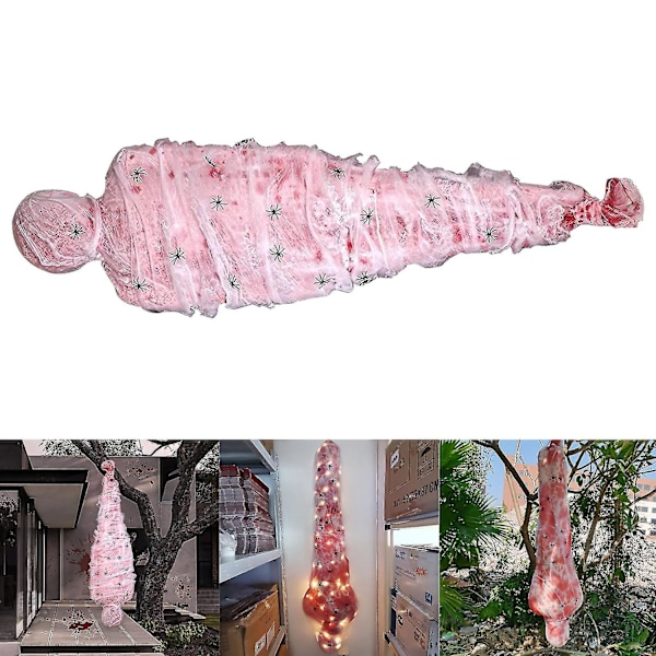 Kropp I En Påse Halloween Läskig Falsk Död Lik Prop Set