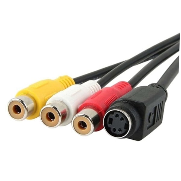 Svga til S-video Konverter 3 Jack til Laptops/desktops Tv-ud Funktion Standard Sub-d Input