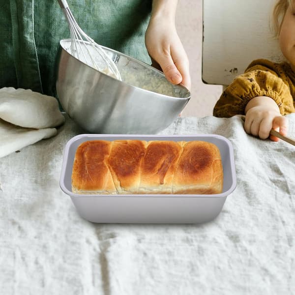 2 stk. brødforme, toastbageforme, rektangulære bakker i aluminiumslegering