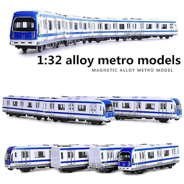 1:32 Metalliset Metro-Mallit Magneettiauto Malli