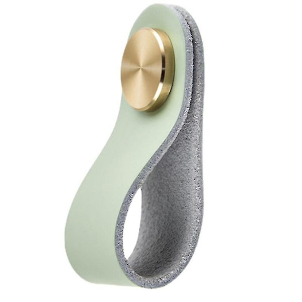 Skapsdørhåndtak Små Skaptrekk Knapper Og Håndtak Kommode Skuffeknapper Light Green