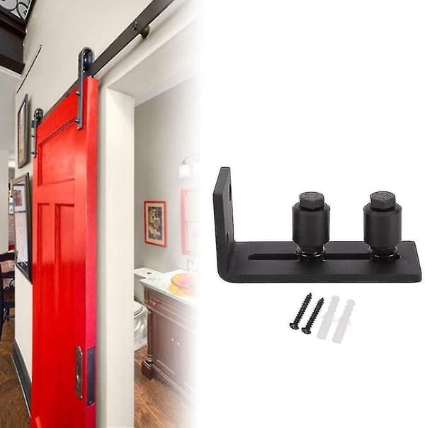 Glidande golvspår för grindguide 115*50*65*5mm Svart - 1 st