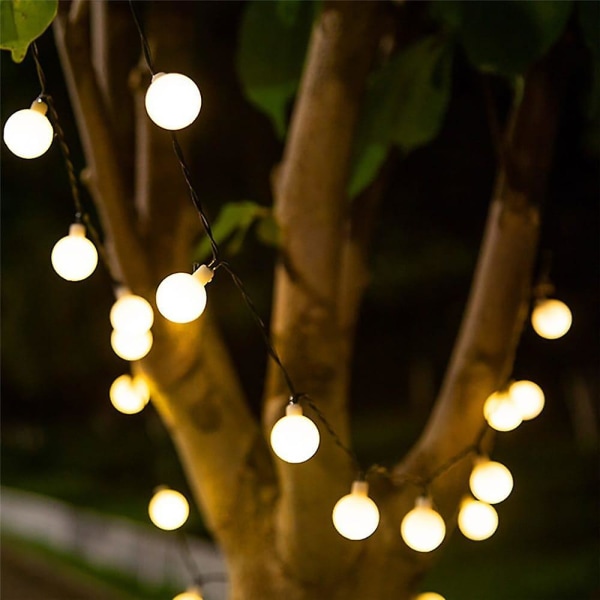 Mini Globe Solcelle LED Lyslenker Julelys