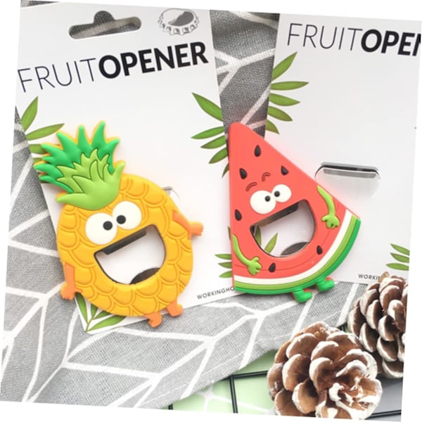 Pullonavaaja Jääkaappimagneetti Tarra Ananas Jääkaappimagneetti Magneettitarra Koti