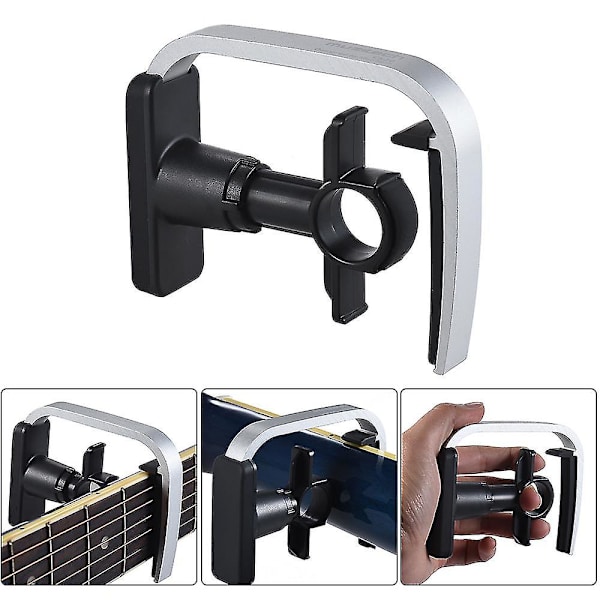 1 Capo 1 Gitarrplock Silver