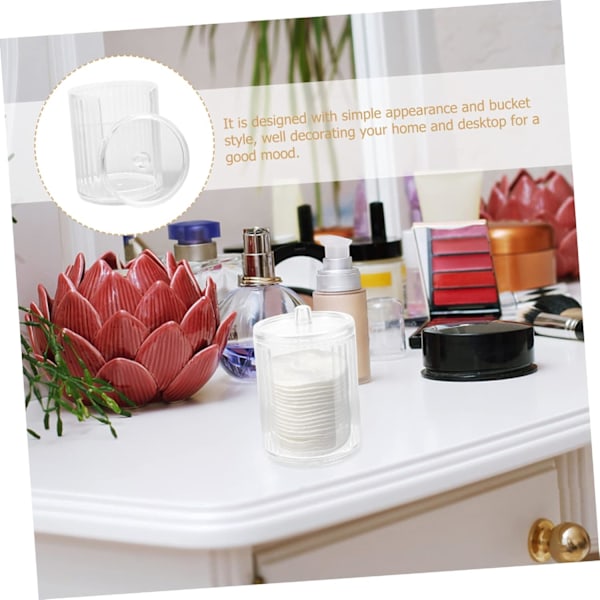 Kosmetik Svampeboks Bærbar Makeup Tilbehør Opbevaring til Pudderkvast Smykker