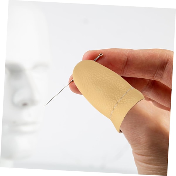 Fingerbøl Felting 20 stk. Tilfeldig Farge Lær Fingerbeskyttere