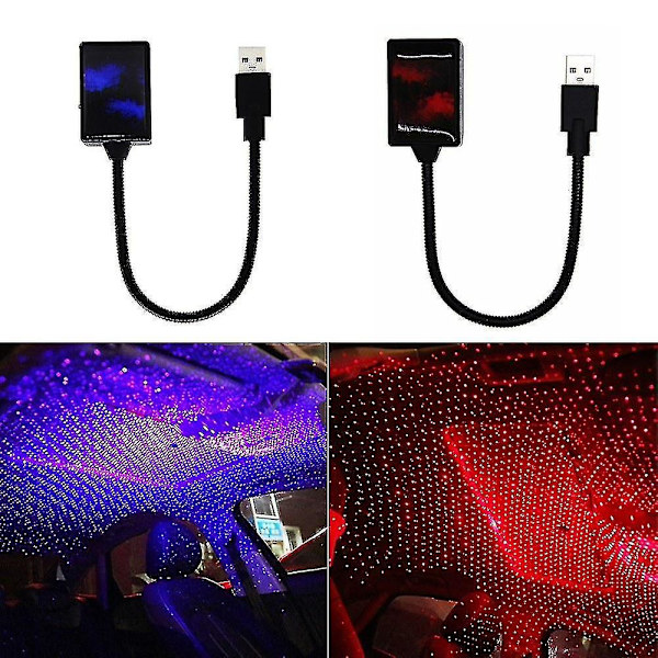 Billad Atmosfærisk Lampe Led Stjerne Natlys Projektor