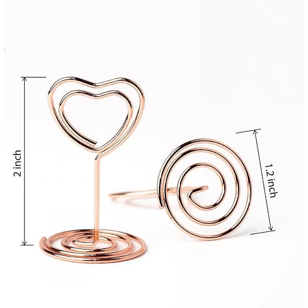 20 stk. Mini Bordkort Holdere Bordnummer Stativ Bordkort Holder