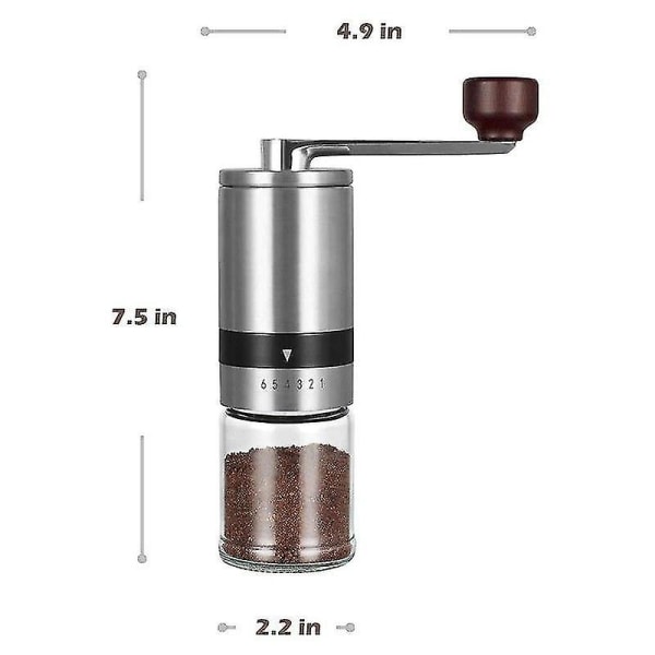 Manuell Kaffekvarn Handdriven Kaffekvarn Vevaxel Rak