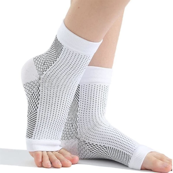 Beroligende sokker Nevropati kompresjon ankelbuestøtte 12f4 | Fyndiq